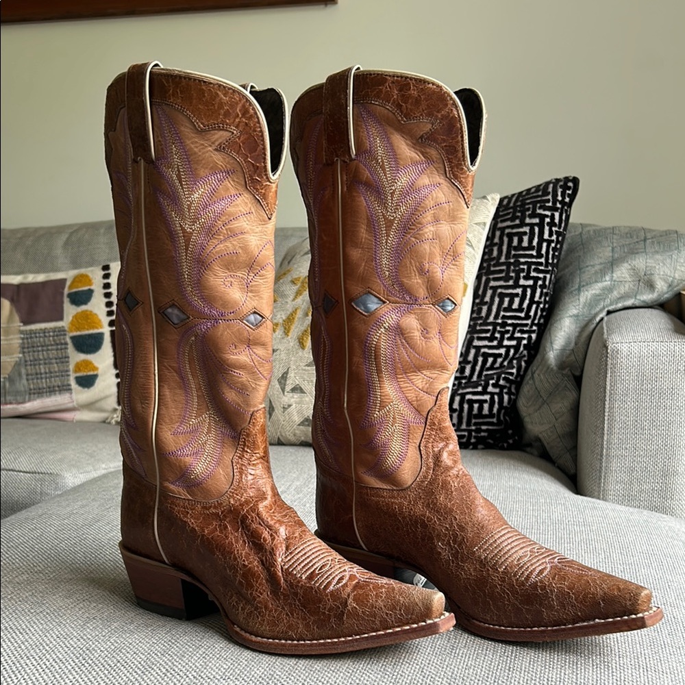 Nocona Brown Heeled Boots